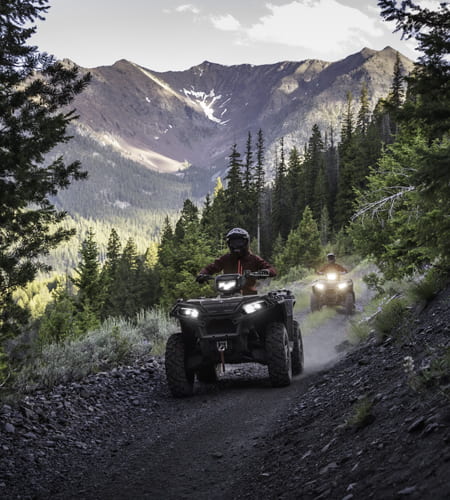 Un large choix de quads et ssv homologués d'occasion