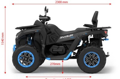 Quad Segway Snarler AT6 L EPS LUXE Black Serie Long