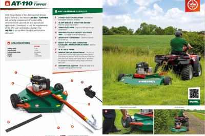 Tondeuse Quad et SSV WESSEX AT 110