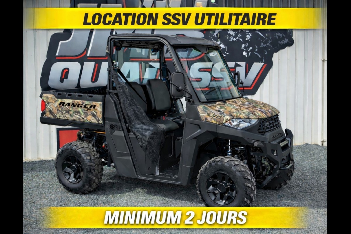 Location libre SSV - POLARIS RANGER 570 EPS