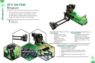 Broyeur Frontal Quad GEO ATV FAM 100